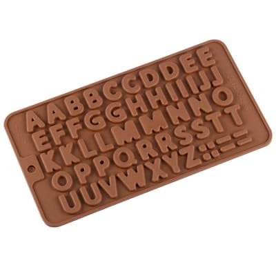 Molde Chocolate Letras Silicona1