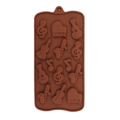 Molde Chocolate Música Silicona1