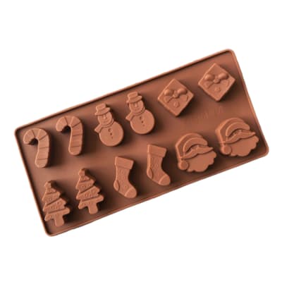 Molde Chocolate Navidad 6 Figuras