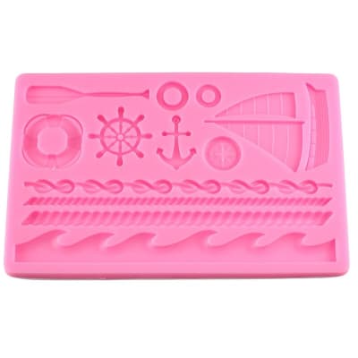 Molde Fondant Marinero Silicona
