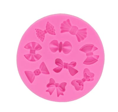 Molde Fondant Moños 2 Silicona1