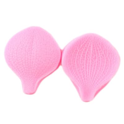 Molde Fondant Nervadura Pétalo de Orquidea Silicona2