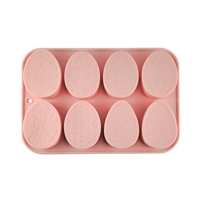 Molde Huevos Planos 8 Cavidades Silicona1