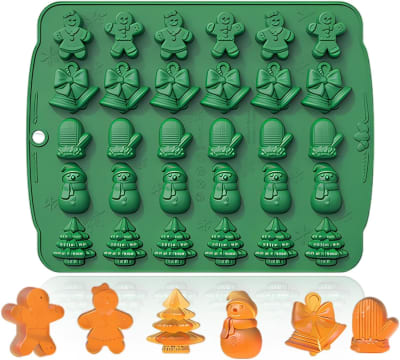 Molde Chocolate Navidad 30 cavidades Silicona1