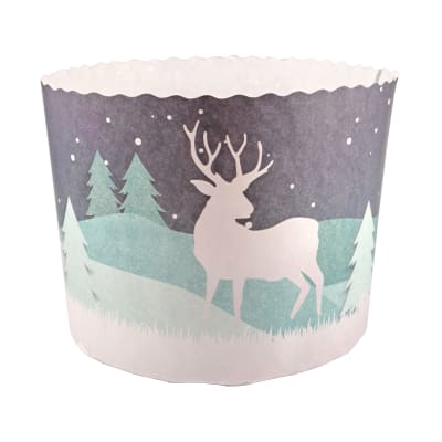 Molde Papel Panettone Navidad 1 kg. N°10 - 5 Unidades1