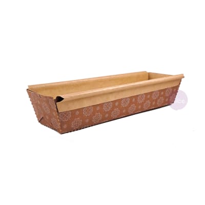 Molde Papel Rectangular 18,6x5x4 cm. 240 gr. 10 Unidades1