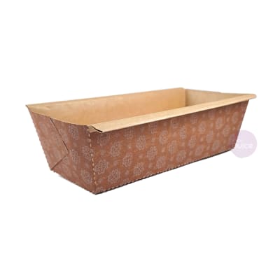Molde Papel Rectangular 18,2x7,2x6 cm. 500 gr. 10 Unidades