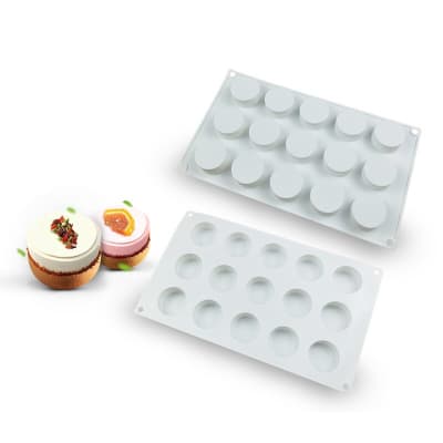 Molde Silicona Cilindros 15 Cavidades1