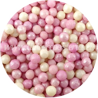 Decoración Cereal Rosa y Blanco 100 gr.1