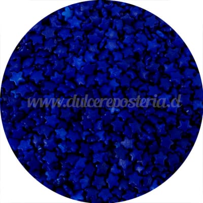 Decoración 100 gr. Estrellas Azules1