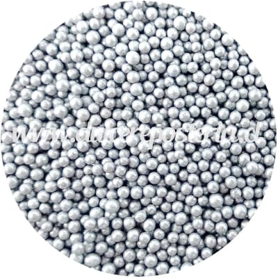 Decoración Perla Plata 100 gr.1
