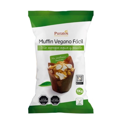 Premezcla Puratos Muffin Vegano Fácil 1 kg.