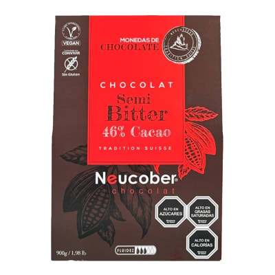 Neucober SemiBitter 46% Cacao 900 gr.1