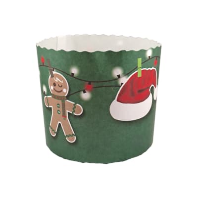 Molde Papel Panettone Navidad 500 gr. N°2 - 5 Unidades