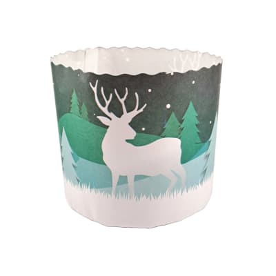 Molde Papel Panettone Navidad 500 gr. N°5 - 5 Unidades1