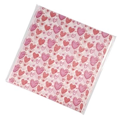 Papel Antigrasa para Alfajores Corazones N°2 - 100 Unidades