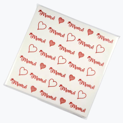 Papel Antigrasa para Alfajores Día de la Madre N°4 - 100 Unidades1