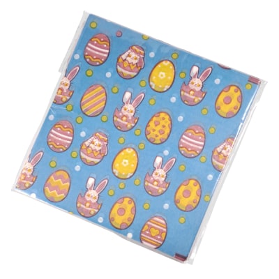 Papel Antigrasa para Alfajores Pascua Azul 100 Unidades