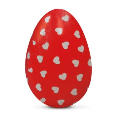 Papel para Chocolate Rojo y Corazones Blancos