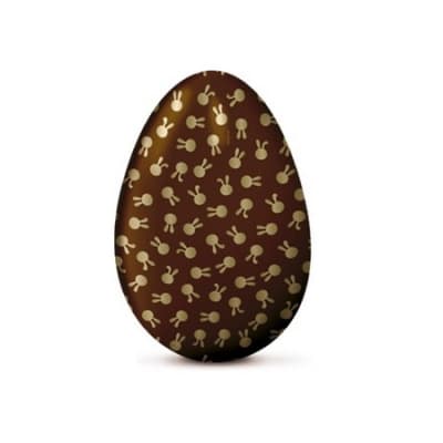 Papel para Chocolate Cara Conejo Café1