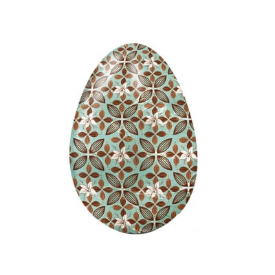Papel para Chocolate Flor de Cacao Turquesa1