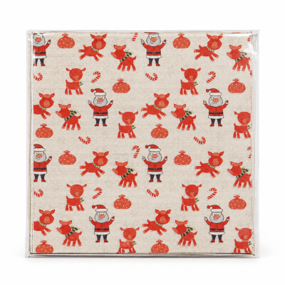 Papel Antigrasa para Alfajores Navidad N°6 - 100 Unidades