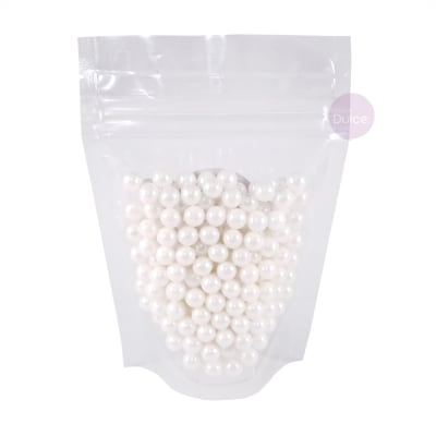 Perlas Decorativas 70 gr. Blancas 7 mm.