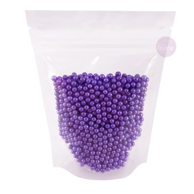 Perlas Decorativas 70 gr. Morado 4 mm.1