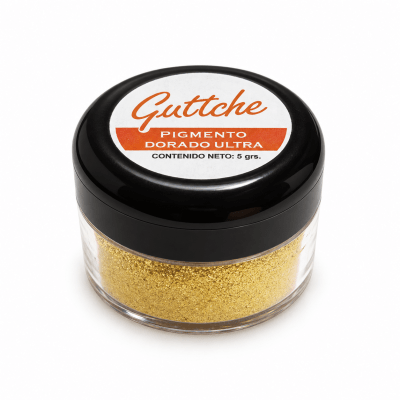 Pigmento Nacarado Guttche Ultra Dorado 5 gr.