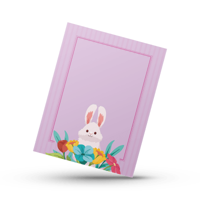 Cookie Card 10x13 cm. Pascua N°8 - 10 Unidades
