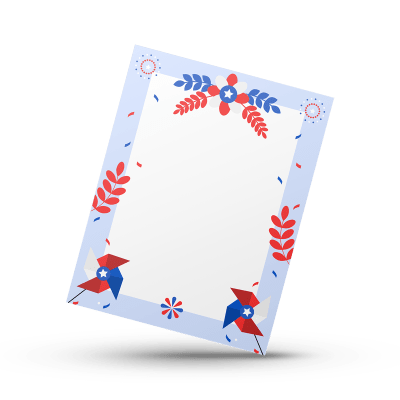 Cookie Card 10x13 cm. Fiestas Patrias N°2 - 10 Unidades