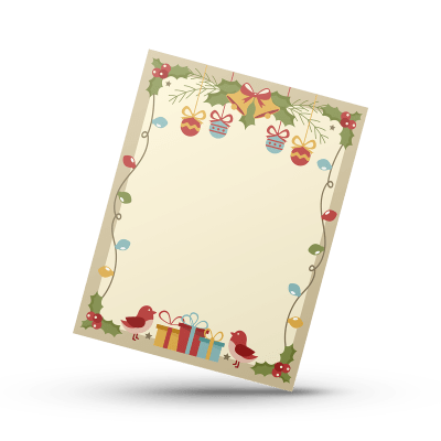 Cookie Card 10x13 cm. Navidad N°4 - 10 Unidades1