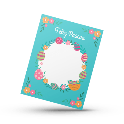 Cookie Card 10x13 cm. Pascua N°7 - 10 Unidades