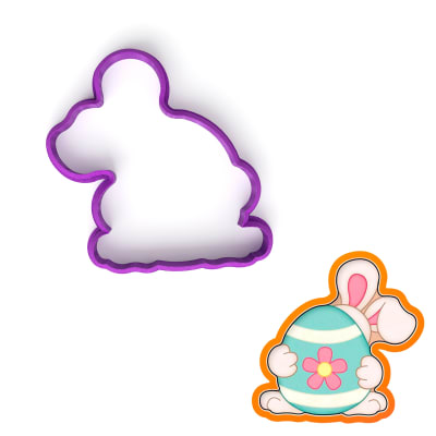 Cortador Huevo Conejo N°2 Plástico