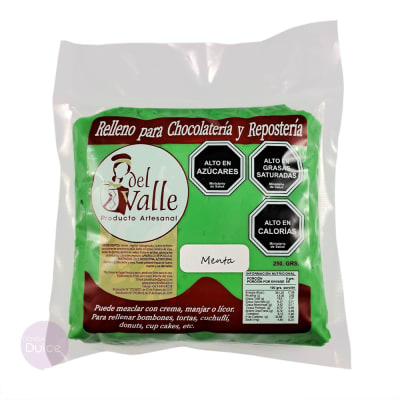 Relleno para Repostería Sabor Menta 250 gr.