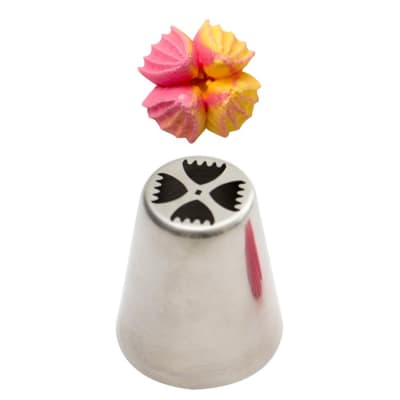 Boquilla Rusa N°BN25 Flor De 4 Pétalos