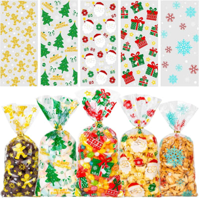 Set Bolsa Celofán Navidad N°3 12,5x27 cm. 10 Unidades1