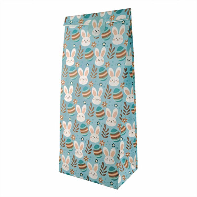 Set Bolsas de Papel + Stickers Pascua N°4 - 12 Unidades