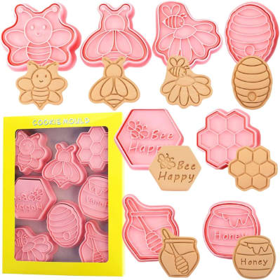 Set Cortador Marcador Abejas 8 Diseños