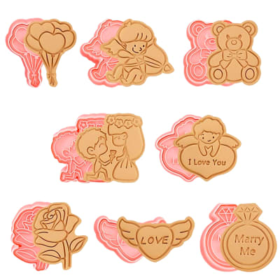 Set Cortador Marcador Amor 8 Diseños