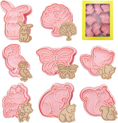 Set Cortador Marcador Animales N°1 - 8 Diseños