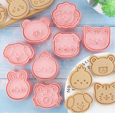 Set Cortador Marcador Animales N°3 - 8 Diseños