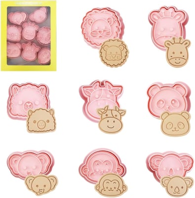 Set Cortador Marcador Animales N°4 - 8 Diseños