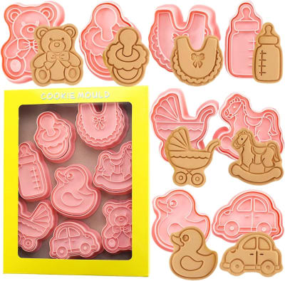 Set Cortador Marcador Baby Shower N°1 - 8 Diseños