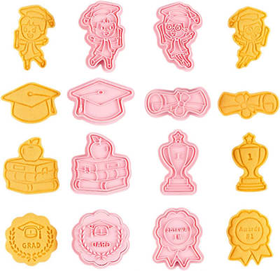 Set Cortador Marcador Graduación 8 Diseños