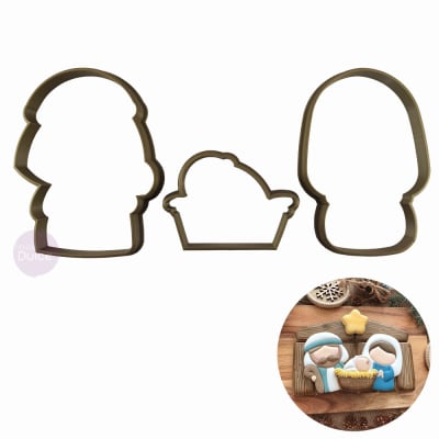 Set Cortadores Plásticos Pesebre 3 Piezas1