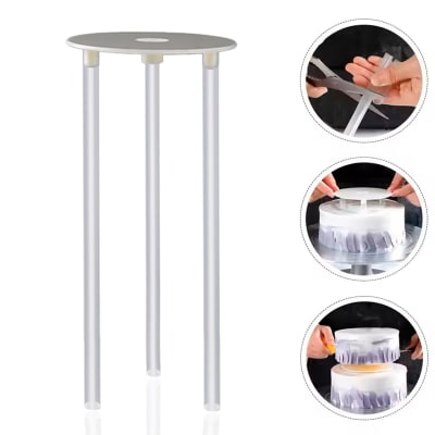Soporte para Tortas 2 Pisos con Base 12 cm.1