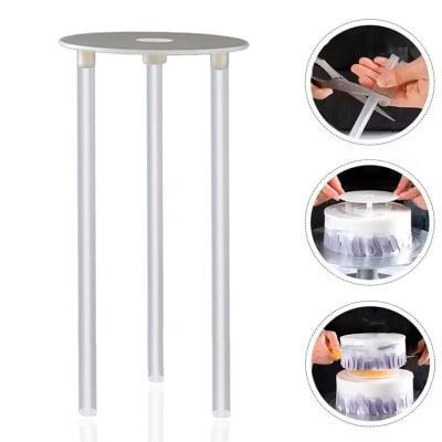Soporte para Tortas 2 Pisos con Base 16 cm.
