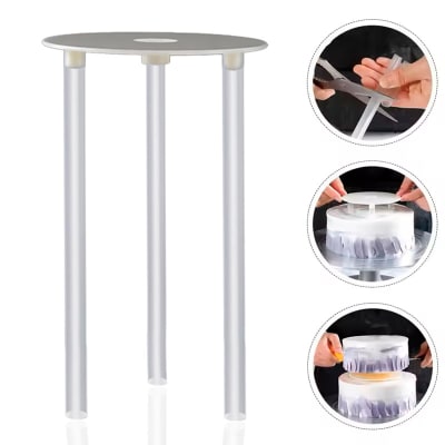 Soporte para Tortas 2 Pisos con Base 19.5 cm.