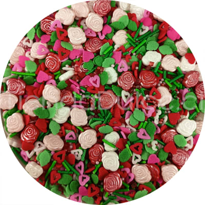 Sprinkle Mix Corazones y Rosas 70 gr.
